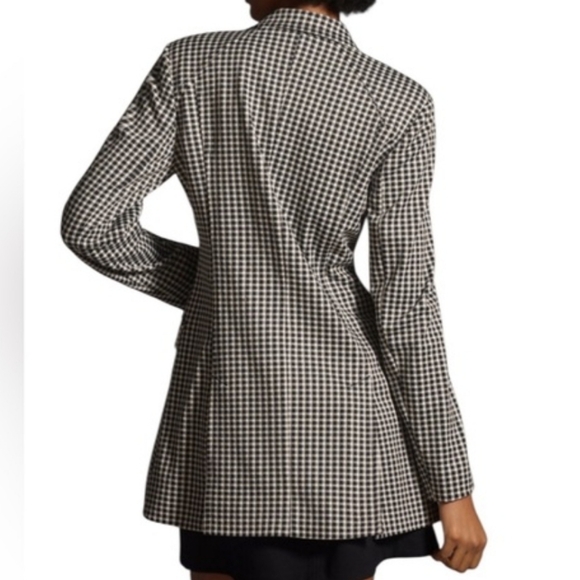 Anthropologie Maeve Longline Gingham Blazer XS - Picture 2 of 3